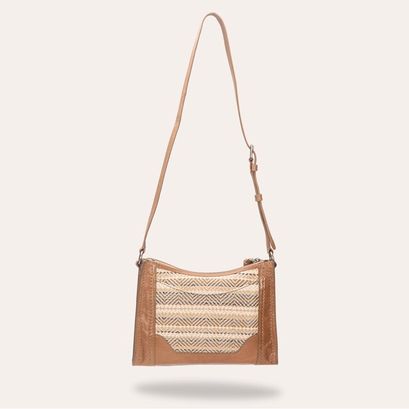 Frye MELISSA STRAW ZIP CROSSBODY - Picture 8 of 14